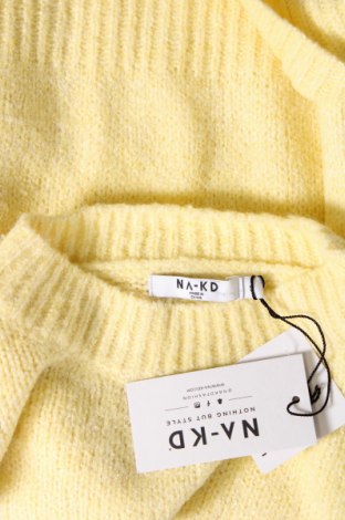 Γυναικείο πουλόβερ NA-KD, Μέγεθος S, Χρώμα Κίτρινο, Τιμή 10,07 €