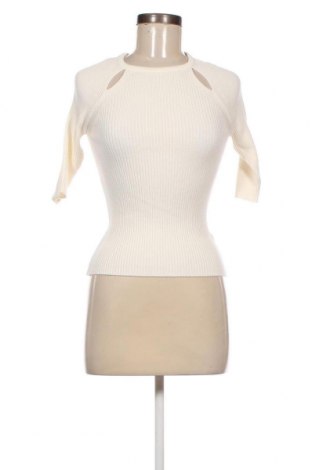 Дамски пуловер NA-KD, Размер M, Цвят Бял, Цена 37,20 лв.
