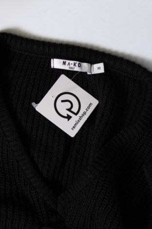 Γυναικείο πουλόβερ NA-KD, Μέγεθος XS, Χρώμα Μαύρο, Τιμή 3,80 €