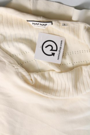Дамски пуловер Naf Naf, Размер S, Цвят Екрю, Цена 41,00 лв.