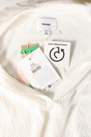 Γυναικείο πουλόβερ Numph, Μέγεθος XXL, Χρώμα Εκρού, Τιμή 18,04 €
