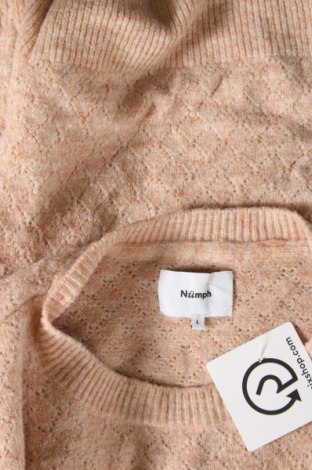 Γυναικείο πουλόβερ Numph, Μέγεθος L, Χρώμα  Μπέζ, Τιμή 17,26 €