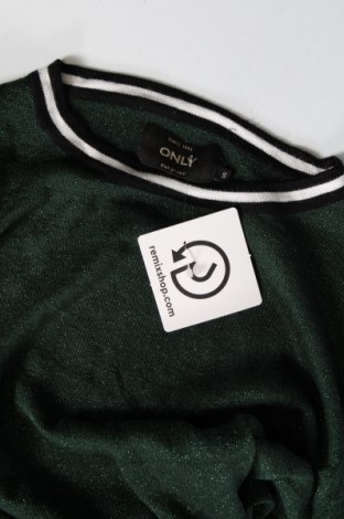 Дамски пуловер ONLY, Размер S, Цвят Зелен, Цена 6,75 лв.