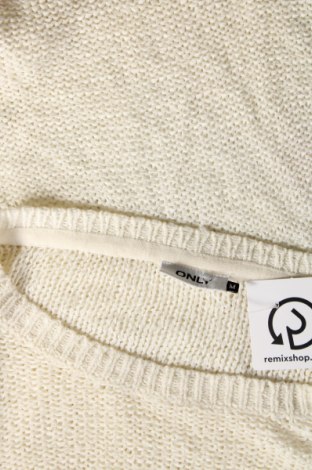 Дамски пуловер ONLY, Размер M, Цвят Бял, Цена 12,15 лв.