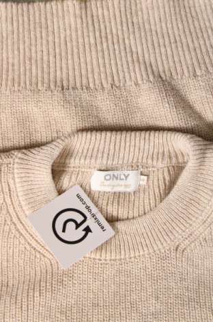 Γυναικείο πουλόβερ ONLY, Μέγεθος XS, Χρώμα  Μπέζ, Τιμή 4,51 €
