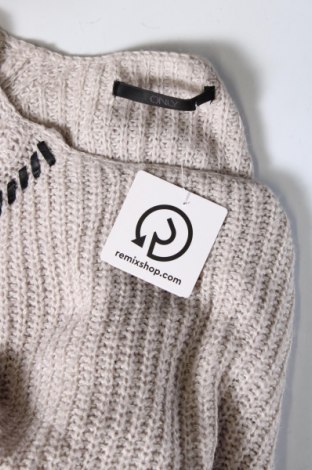 Дамски пуловер ONLY, Размер L, Цвят Сив, Цена 5,67 лв.
