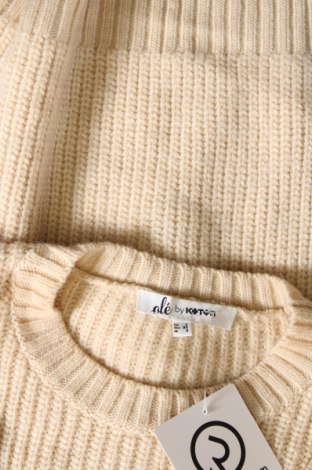 Damski sweter Ole By Koton, Rozmiar S, Kolor ecru, Cena 19,67 zł