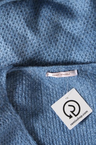 Γυναικείο πουλόβερ POINT VIRGULE, Μέγεθος L, Χρώμα Μπλέ, Τιμή 3,59 €