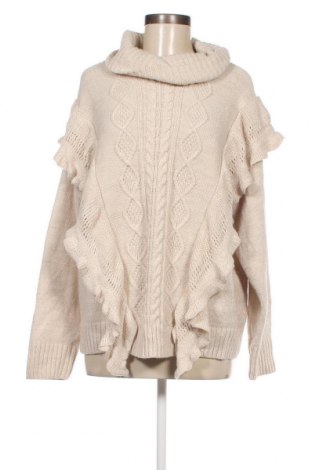 Γυναικείο πουλόβερ Page One, Μέγεθος XL, Χρώμα  Μπέζ, Τιμή 3,59 €