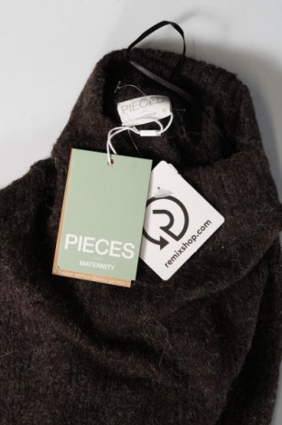 Γυναικείο πουλόβερ Pieces, Μέγεθος M, Χρώμα Καφέ, Τιμή 10,87 €