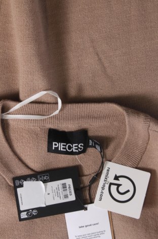 Damenpullover Pieces, Größe S, Farbe Beige, Preis € 10,99