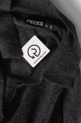 Γυναικείο πουλόβερ Pieces, Μέγεθος M, Χρώμα Γκρί, Τιμή 6,68 €