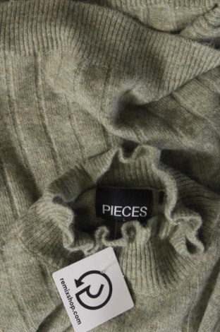 Női pulóver Pieces, Méret L, Szín Zöld, Ár 1 987 Ft