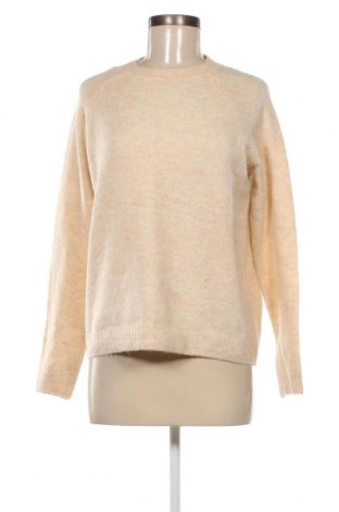 Дамски пуловер Pieces, Размер M, Цвят Бежов, Цена 5,94 лв.