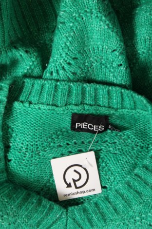 Damski sweter Pieces, Rozmiar L, Kolor Zielony, Cena 86,36 zł
