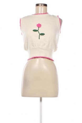Γυναικείο πουλόβερ Pomelo, Μέγεθος S, Χρώμα Λευκό, Τιμή 12,68 €