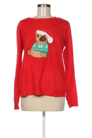 Дамски пуловер Primark, Размер M, Цвят Червен, Цена 29,00 лв.
