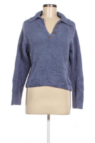 Дамски пуловер Pull&Bear, Размер S, Цвят Син, Цена 7,83 лв.