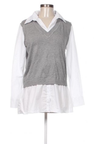 Γυναικείο πουλόβερ Qed London, Μέγεθος M, Χρώμα Γκρί, Τιμή 10,93 €