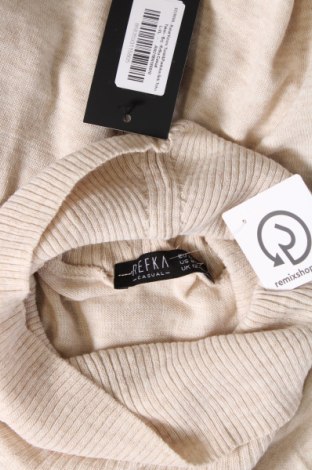 Дамски пуловер Refka, Размер L, Цвят Бежов, Цена 8,74 лв.