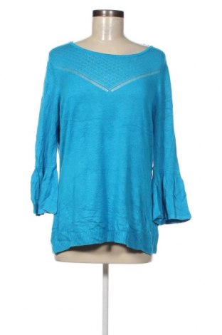 Γυναικείο πουλόβερ Rockmans, Μέγεθος L, Χρώμα Μπλέ, Τιμή 3,80 €