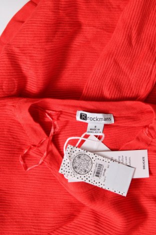 Damenpullover Rockmans, Größe S, Farbe Rot, Preis 9,71 €