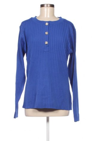 Дамски пуловер Rockmans, Размер XL, Цвят Син, Цена 50,22 лв.