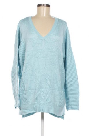 Γυναικείο πουλόβερ Rockmans, Μέγεθος XL, Χρώμα Μπλέ, Τιμή 10,93 €
