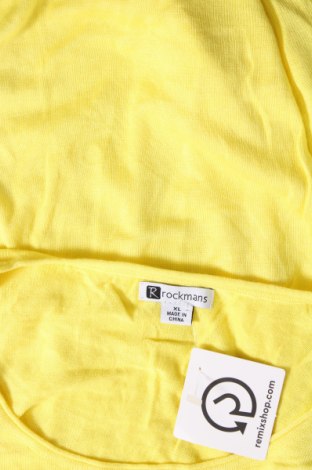 Damski sweter Rockmans, Rozmiar XL, Kolor Żółty, Cena 131,14 zł