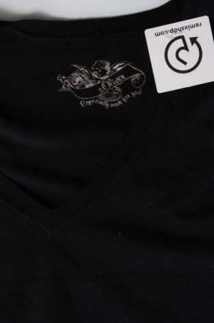 Дамски пуловер S.Oliver, Размер M, Цвят Черен, Цена 12,30 лв.