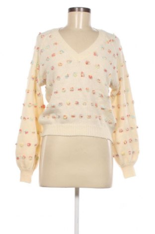Дамски пуловер SHEIN, Размер S, Цвят Екрю, Цена 29,00 лв.