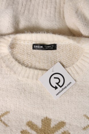 Дамски пуловер SHEIN, Размер M, Цвят Бял, Цена 5,51 лв.