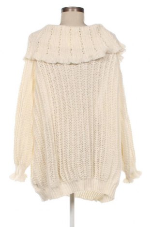 Damenpullover SHEIN, Größe 3XL, Farbe Ecru, Preis 19,17 €