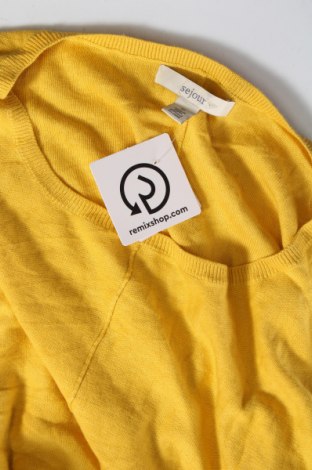 Дамски пуловер Sejour, Размер 3XL, Цвят Жълт, Цена 13,12 лв.