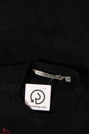 Дамски пуловер Silvian Heach, Размер M, Цвят Черен, Цена 11,78 лв.