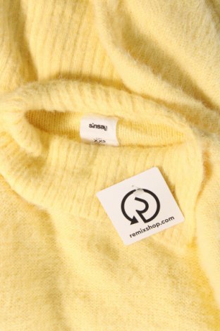 Γυναικείο πουλόβερ Sinsay, Μέγεθος XXS, Χρώμα Κίτρινο, Τιμή 3,77 €