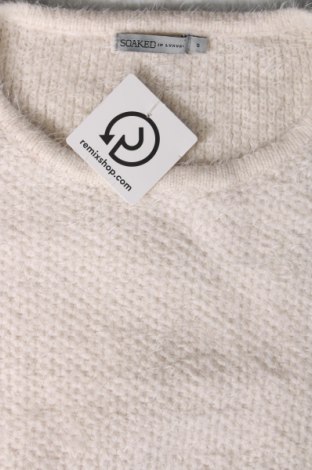 Damski sweter Soaked In Luxury, Rozmiar S, Kolor ecru, Cena 79,32 zł