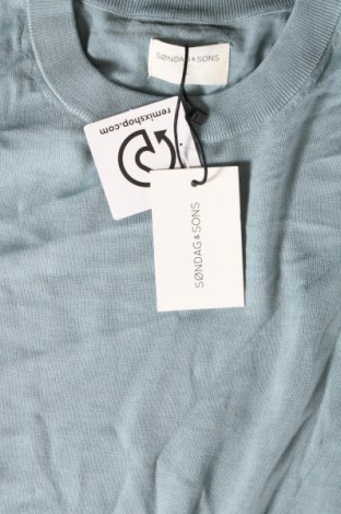 Дамски пуловер Sondag & Sons, Размер L, Цвят Син, Цена 20,70 лв.