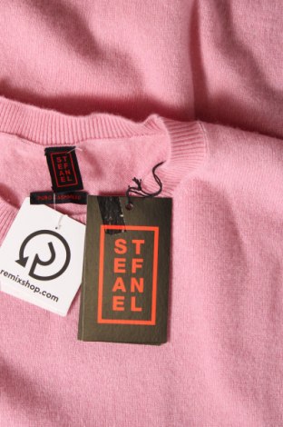 Дамски пуловер Stefanel, Размер L, Цвят Розов, Цена 204,00 лв.