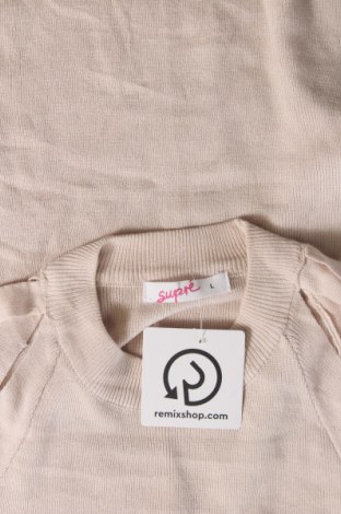 Γυναικείο πουλόβερ Supre, Μέγεθος L, Χρώμα  Μπέζ, Τιμή 4,31 €