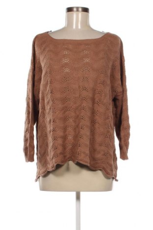Γυναικείο πουλόβερ Suzanne Grae, Μέγεθος L, Χρώμα Καφέ, Τιμή 10,14 €