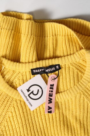 Дамски пуловер Tally Weijl, Размер M, Цвят Жълт, Цена 17,48 лв.