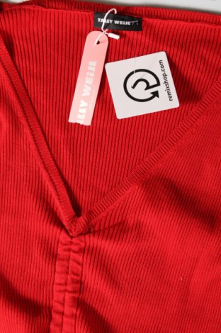 Дамски пуловер Tally Weijl, Размер L, Цвят Червен, Цена 17,48 лв.