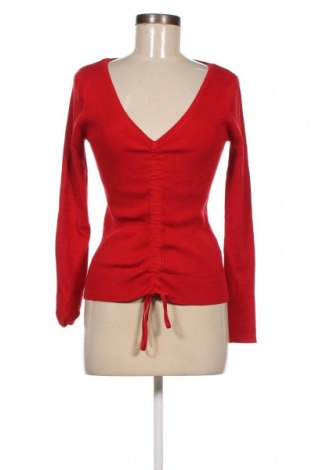 Дамски пуловер Tally Weijl, Размер L, Цвят Червен, Цена 16,56 лв.