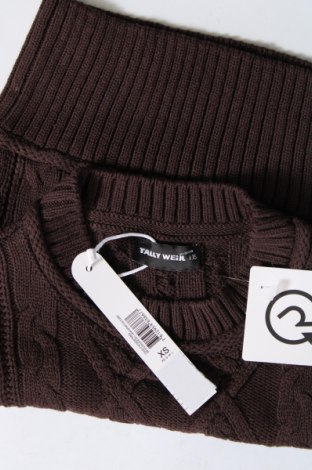 Дамски пуловер Tally Weijl, Размер XS, Цвят Кафяв, Цена 8,28 лв.