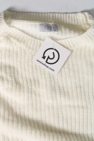 Γυναικείο πουλόβερ Tobi, Μέγεθος M, Χρώμα Λευκό, Τιμή 5,20 €