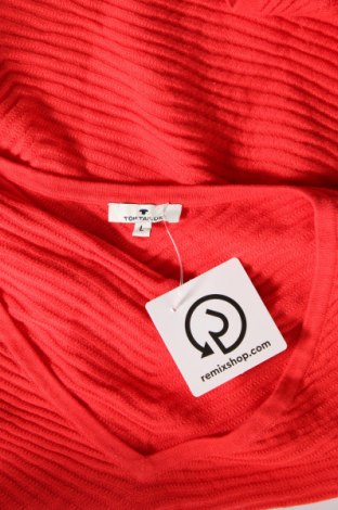 Γυναικείο πουλόβερ Tom Tailor, Μέγεθος L, Χρώμα Κόκκινο, Τιμή 4,56 €