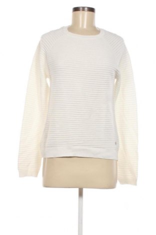 Γυναικείο πουλόβερ Tom Tailor, Μέγεθος L, Χρώμα Λευκό, Τιμή 11,41 €