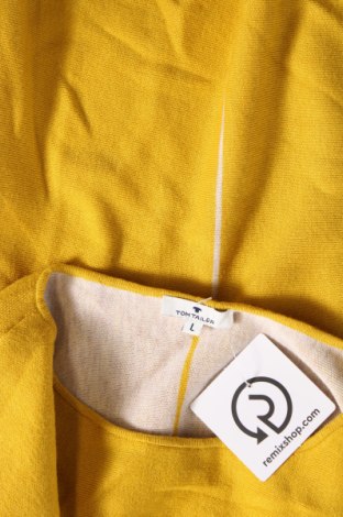 Дамски пуловер Tom Tailor, Размер L, Цвят Жълт, Цена 12,30 лв.
