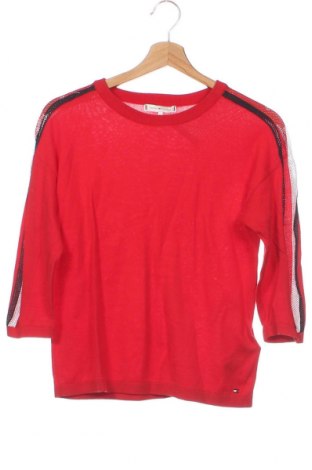 Дамски пуловер Tommy Hilfiger, Размер XS, Цвят Червен, Цена 57,60 лв.